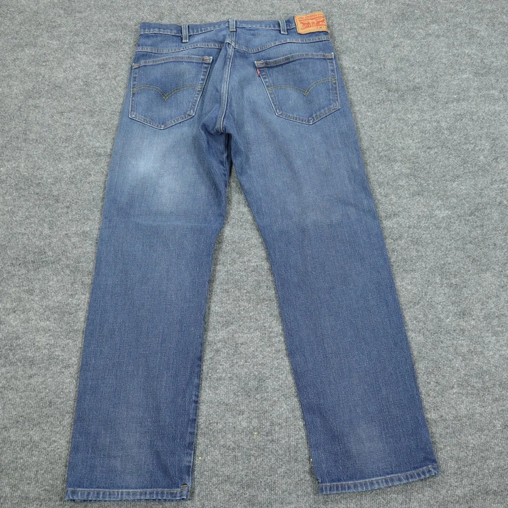 Levi's Jeans Mens 36x32 Blue Western Fit Strong Technology Stretch Denim